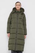 Куртка Save The Duck жіноча колір зелений перехідна