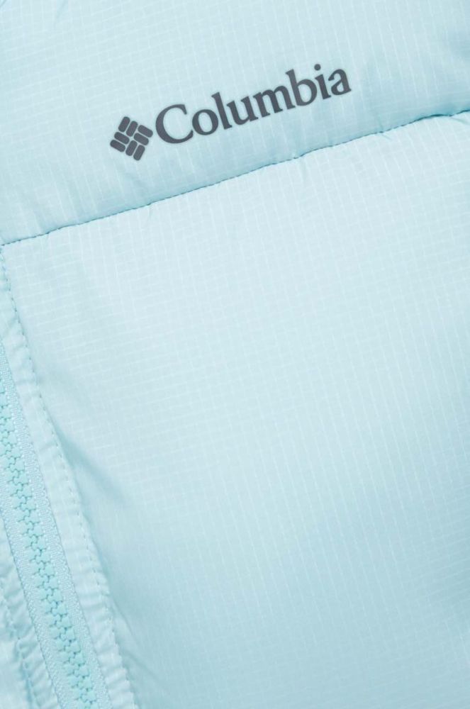 Куртка Columbia жіноча колір бірюзовий зимова фото 5