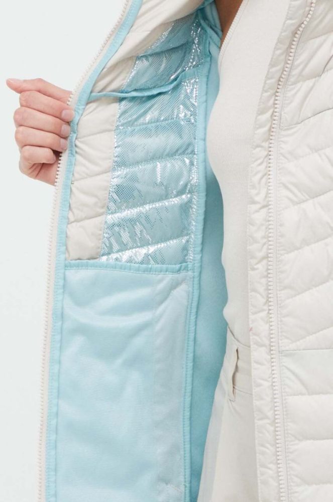 Спортивна куртка Columbia Powder Lite Hybrid колір бежевий фото 7