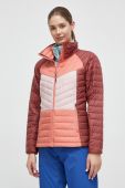 Спортивна куртка Columbia Powder Lite Blocked II колір бордовий перехідна