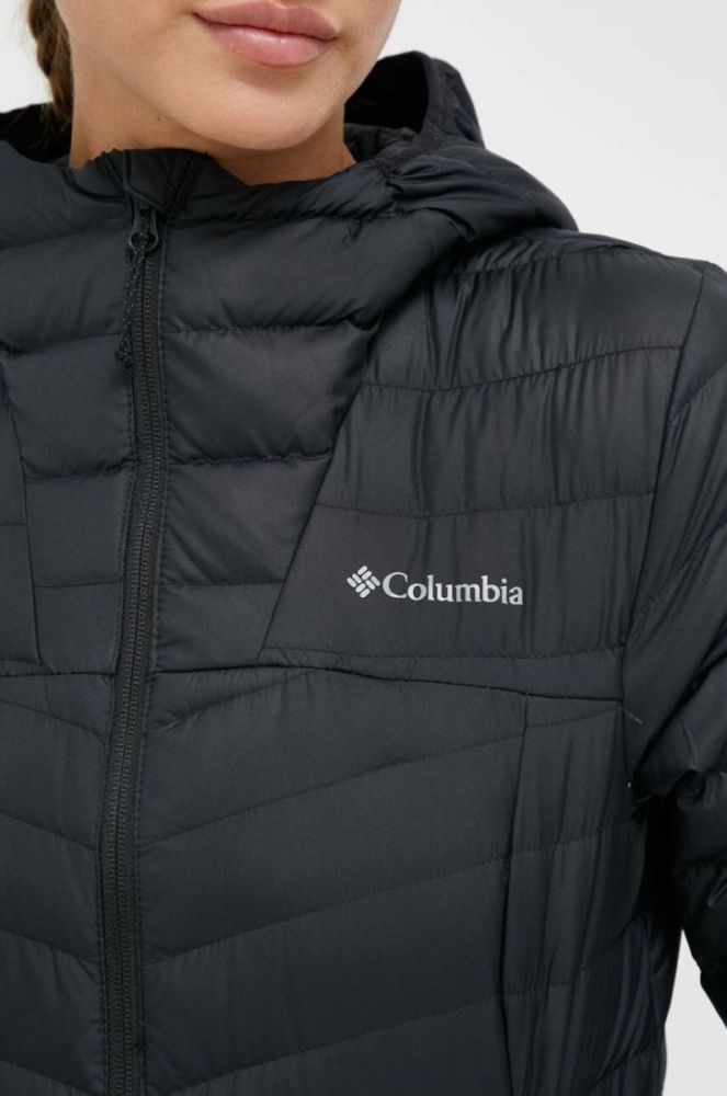 Спортивна пухова куртка Columbia Westridge колір чорний фото 5