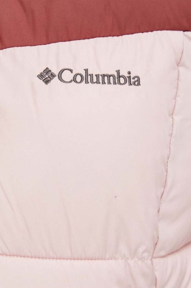 Куртка Columbia жіноча колір рожевий зимова (3492766) фото 5