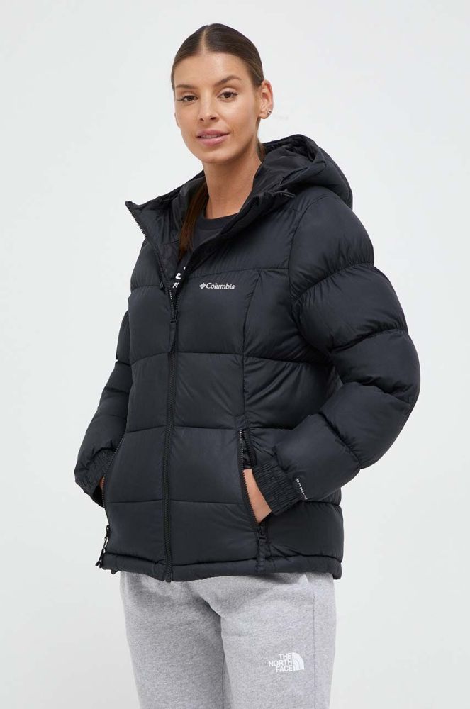 Куртка Columbia жіноча колір чорний зимова (3492754)