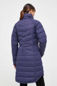 Пухова куртка Columbia жіноча колір синій зимова