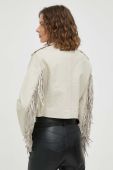 Шкіряна куртка 2NDDAY жіноча колір бежевий перехідна (3335254)