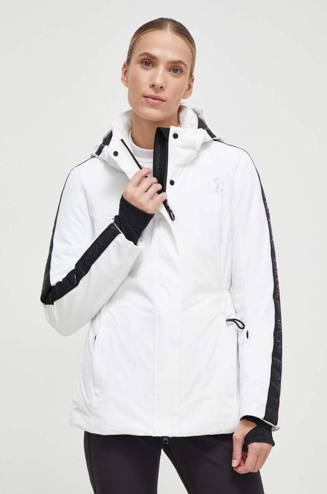 Гірськолижна куртка EA7 Emporio Armani колір білий