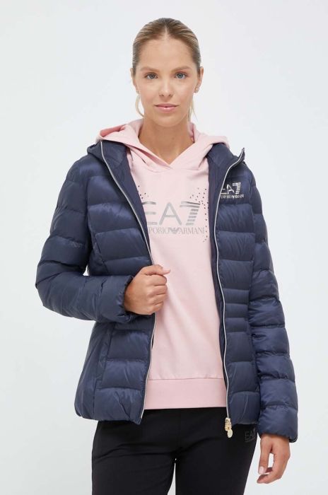 Куртка EA7 Emporio Armani жіноча колір синій перехідна (3454071)