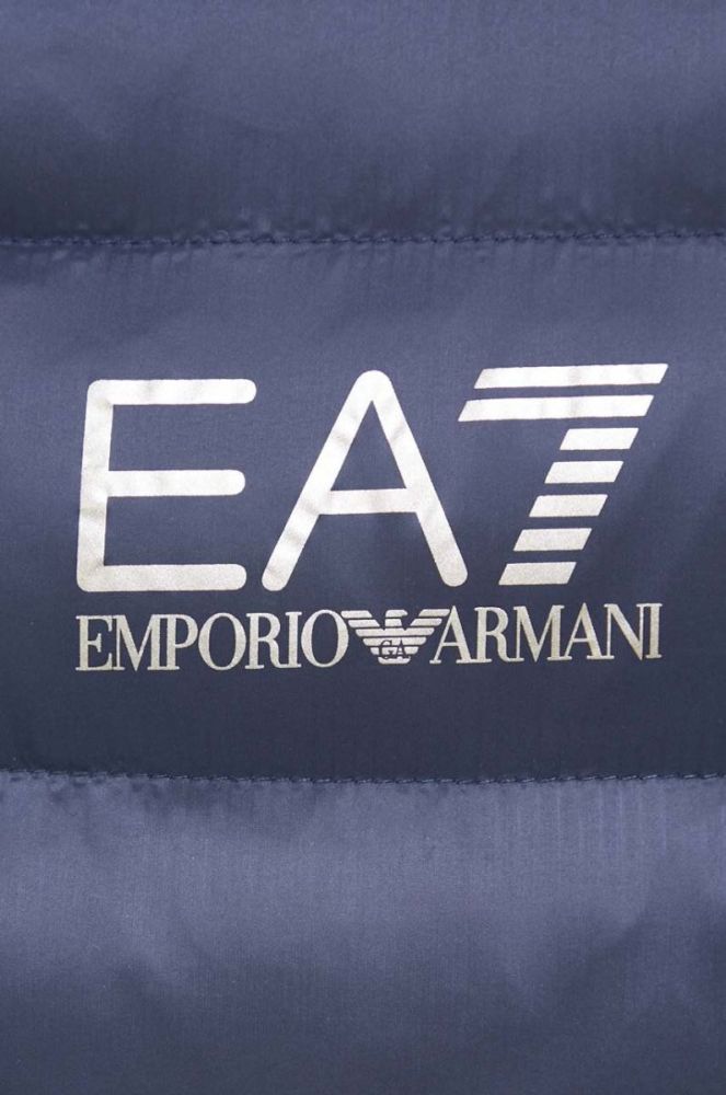Куртка EA7 Emporio Armani жіноча колір синій перехідна (3454071) фото 5