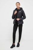 Куртка EA7 Emporio Armani жіноча колір чорний перехідна (3454066)