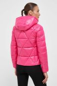 Куртка EA7 Emporio Armani жіноча колір рожевий зимова (3496749)