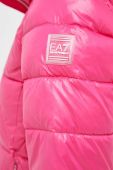 Куртка EA7 Emporio Armani жіноча колір рожевий зимова (3496749)