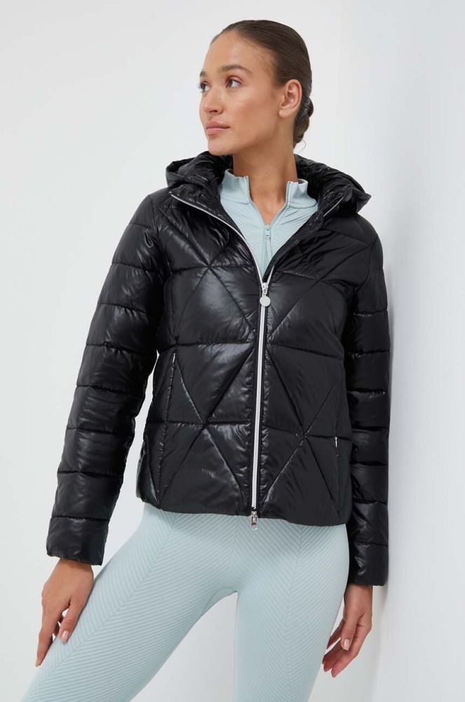 Куртка EA7 Emporio Armani жіноча колір чорний зимова (3496744)