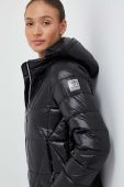 Куртка EA7 Emporio Armani жіноча колір чорний зимова (3496744)