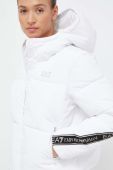 Куртка EA7 Emporio Armani жіноча колір білий зимова