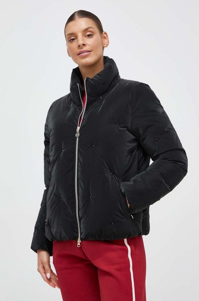 Куртка EA7 Emporio Armani жіноча колір чорний зимова (3609673)