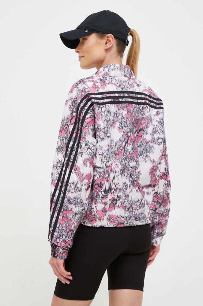 Куртка adidas жіноча колір рожевий перехідна (3394169)