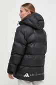 Куртка adidas by Stella McCartney жіноча колір чорний зимова oversize