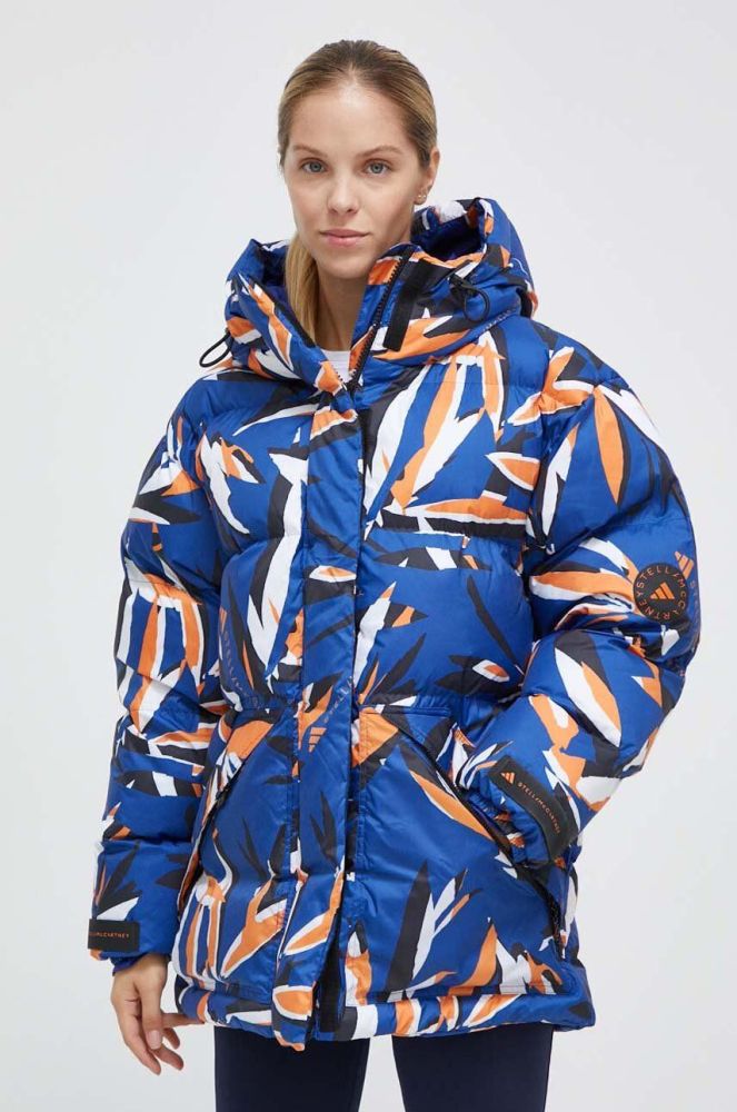 Куртка adidas by Stella McCartney жіноча зимова oversize колір барвистий (3632975)