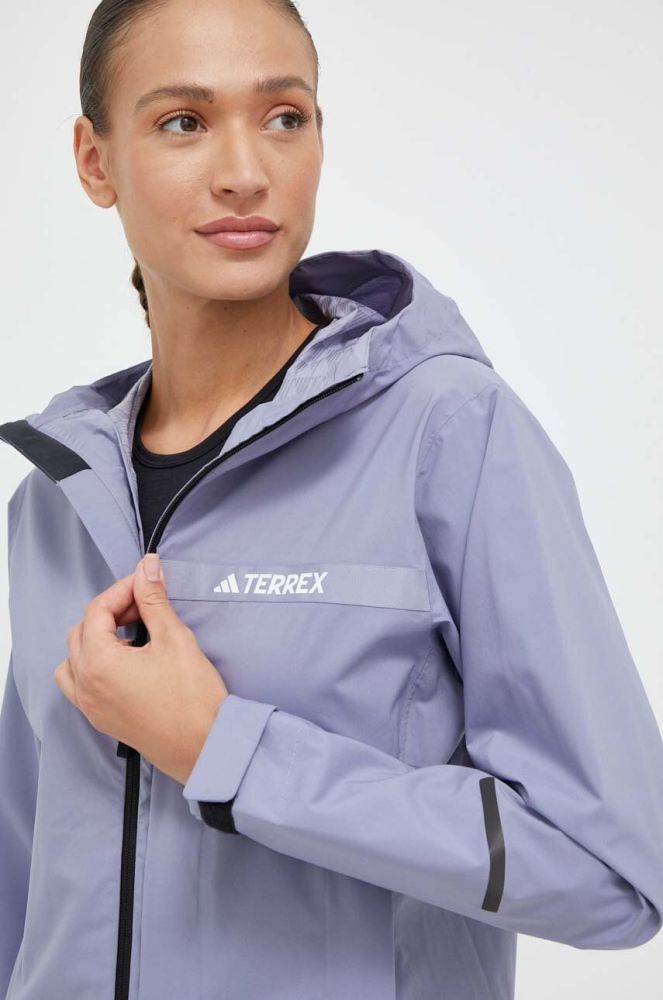 Дощовик adidas TERREX Multi RAIN.RDY 2.5 L жіноча колір блакитний