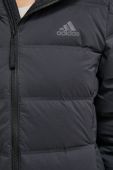 Пухова куртка adidas жіноча колір чорний зимова (3638484)