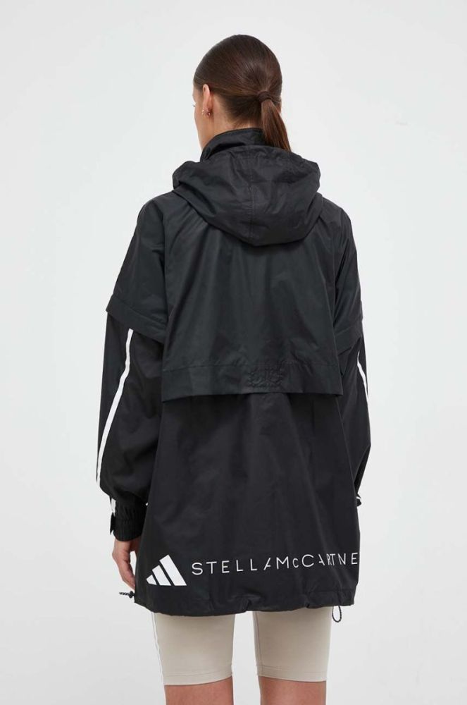 Куртка adidas by Stella McCartney жіноча колір чорний перехідна oversize (3520720) фото 3