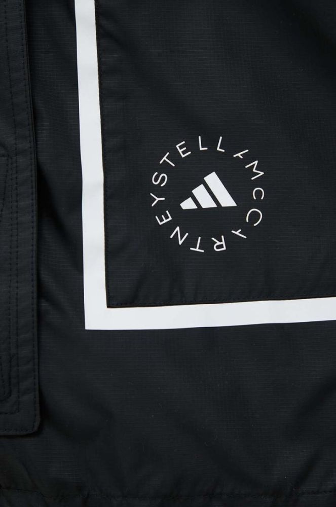 Куртка adidas by Stella McCartney жіноча колір чорний перехідна oversize (3520720) фото 6