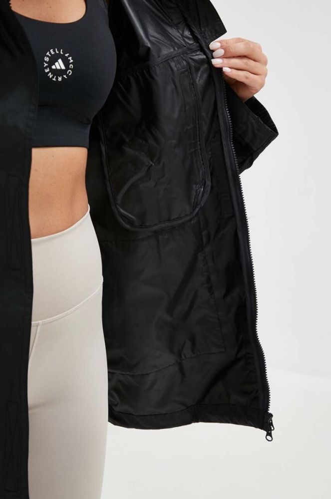 Куртка adidas by Stella McCartney жіноча колір чорний перехідна oversize (3520720) фото 7