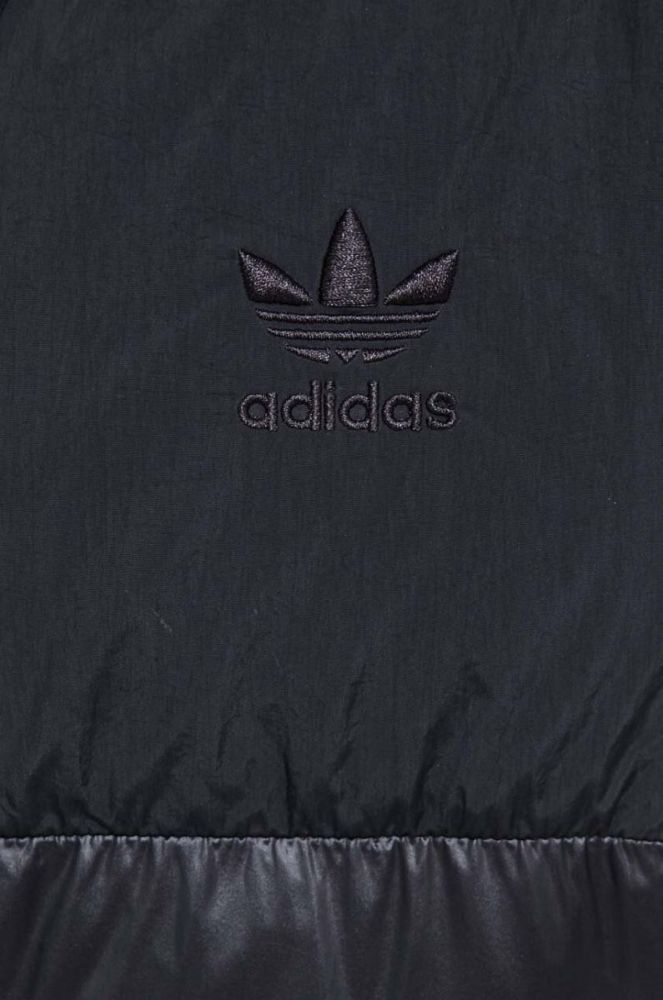 Пухова куртка adidas Originals жіноча колір чорний зимова (3629609) фото 5