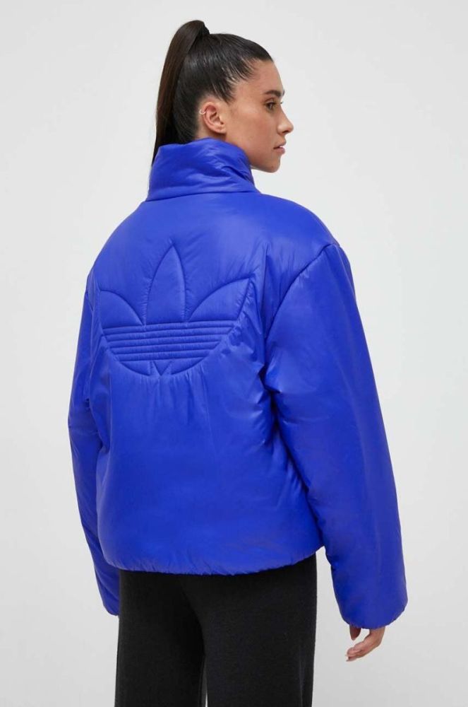 Куртка adidas Originals жіноча перехідна oversize колір блакитний (3629615) фото 3