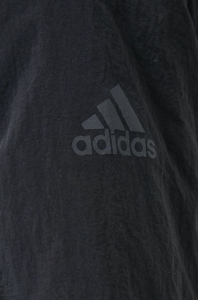 Куртка adidas жіноча колір чорний зимова фото 5