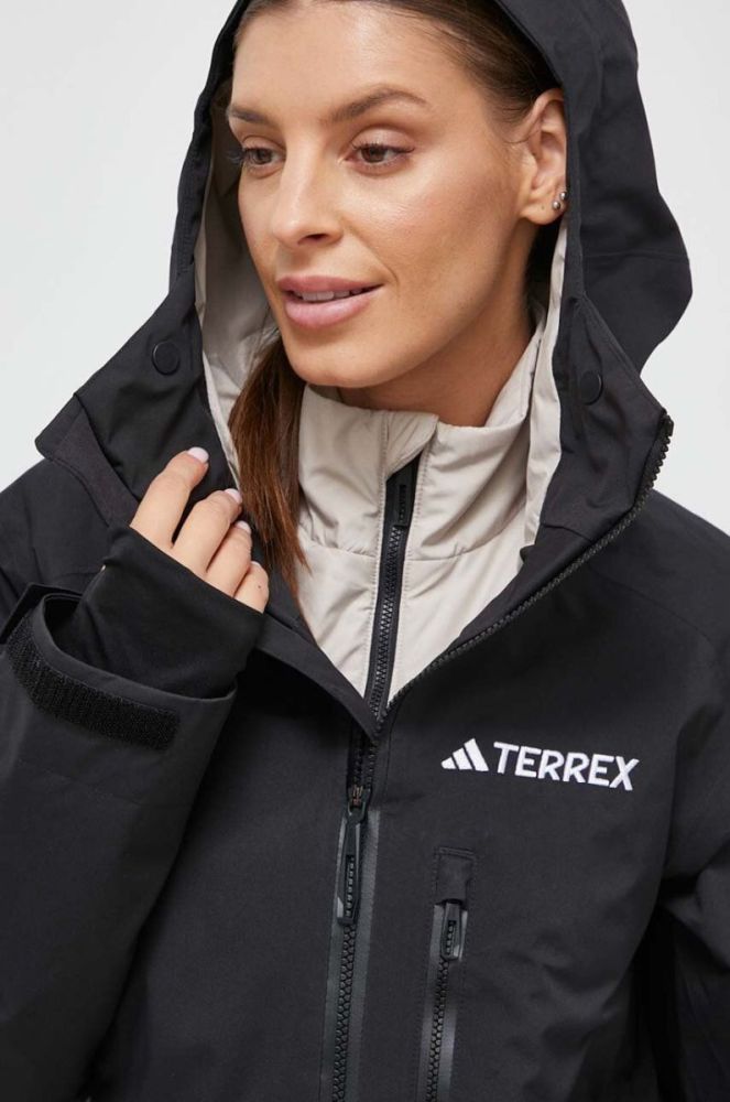 Спортивна куртка adidas TERREX Xperior 3in1 RAIN.RDY колір чорний фото 6