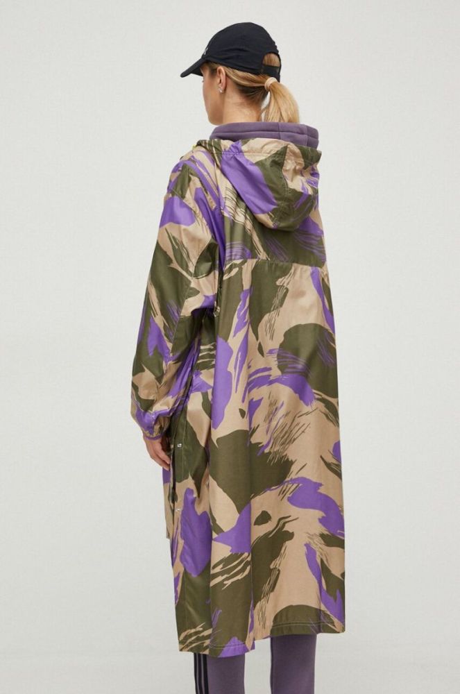 Вітровка adidas by Stella McCartney перехідна oversize колір барвистий фото 2
