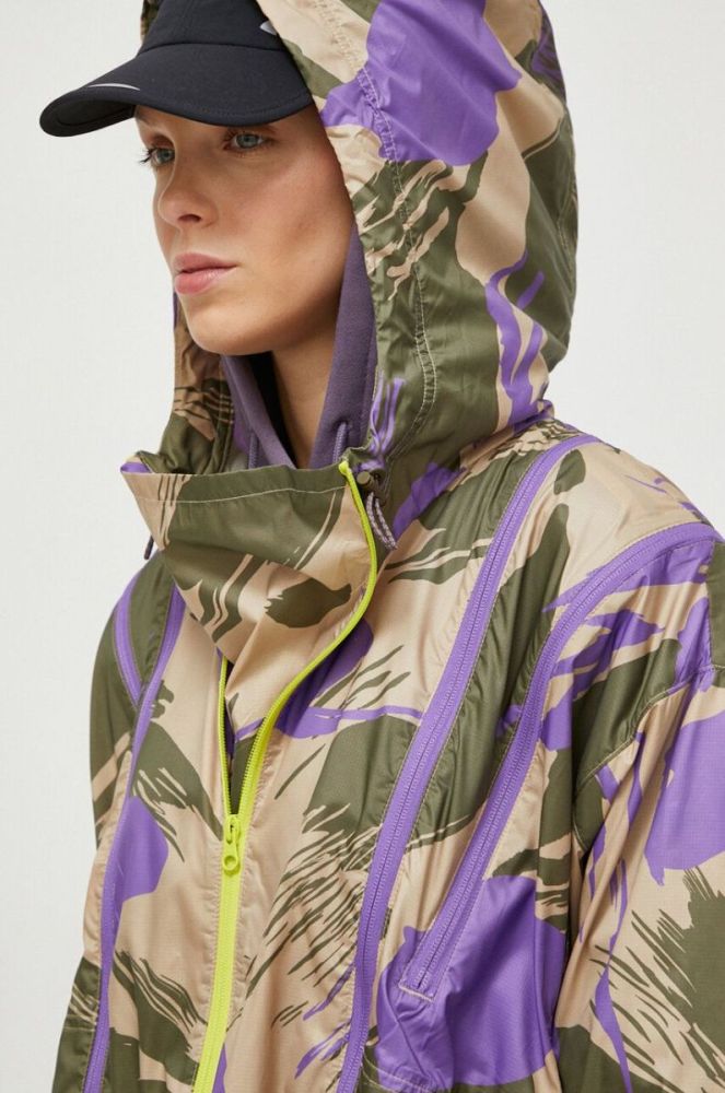 Вітровка adidas by Stella McCartney перехідна oversize колір барвистий фото 5