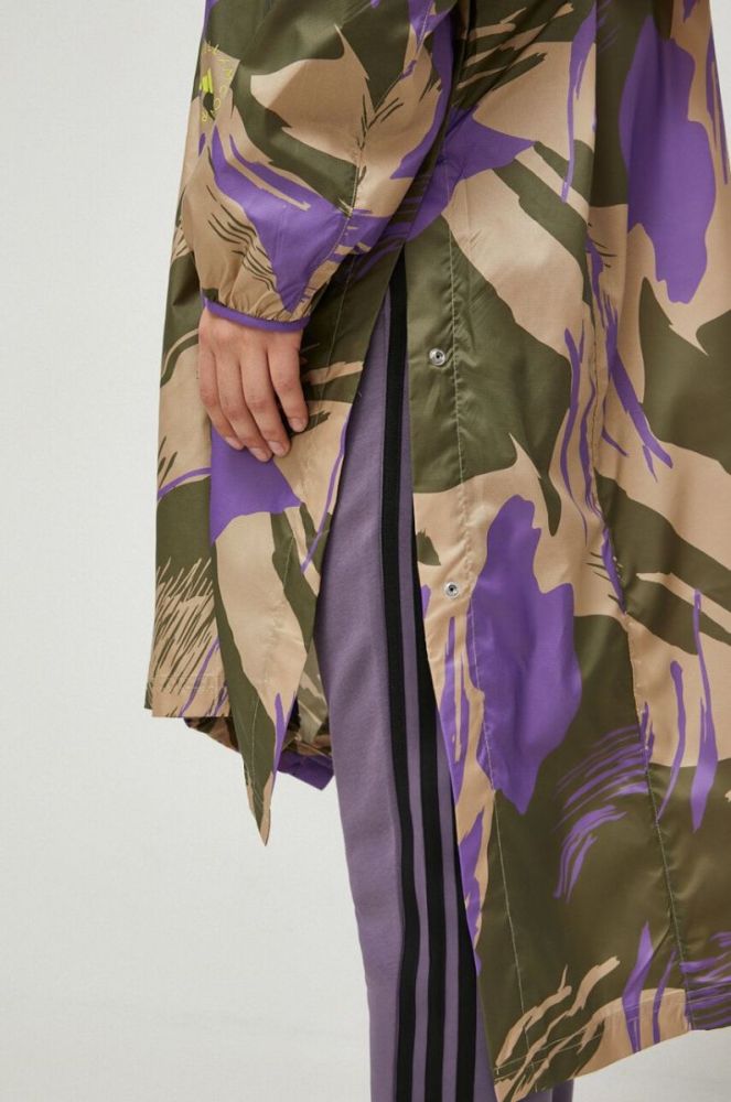 Вітровка adidas by Stella McCartney перехідна oversize колір барвистий фото 7