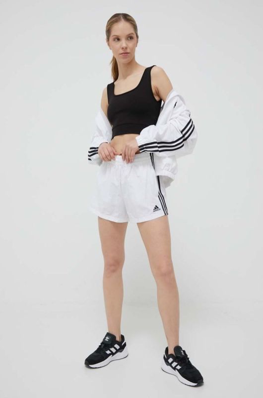 Куртка adidas жіноча колір білий перехідна oversize (3305960) фото 2