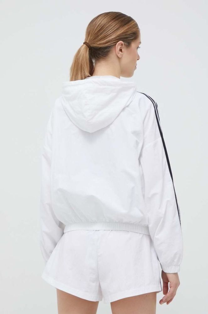 Куртка adidas жіноча колір білий перехідна oversize (3305960) фото 3