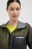 Дощовик adidas TERREX Agravic 2.5-Layer жіноча колір чорний перехідна