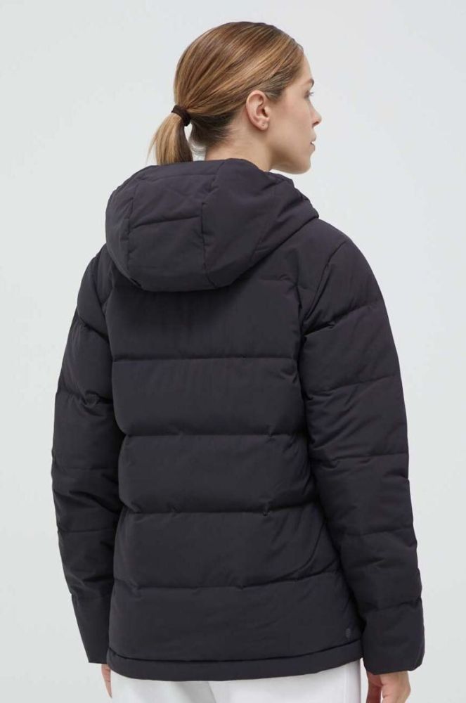 Пухова куртка adidas жіноча колір чорний зимова (3302841) фото 3