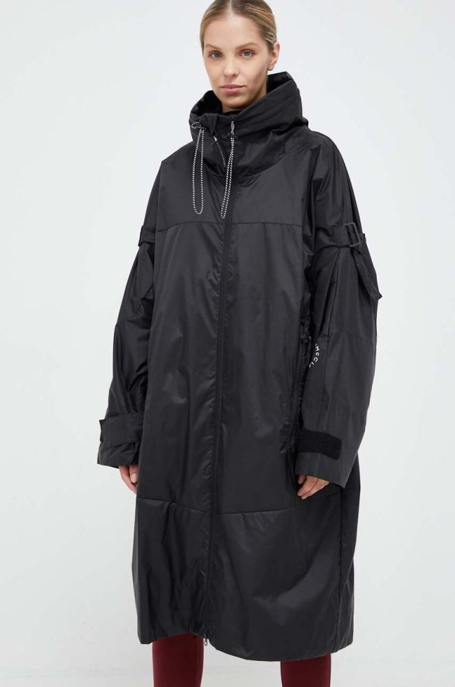 Куртка adidas by Stella McCartney жіноча колір чорний перехідна oversize (3338394)