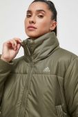 Куртка adidas жіноча колір зелений зимова