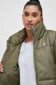 Куртка adidas жіноча колір зелений зимова