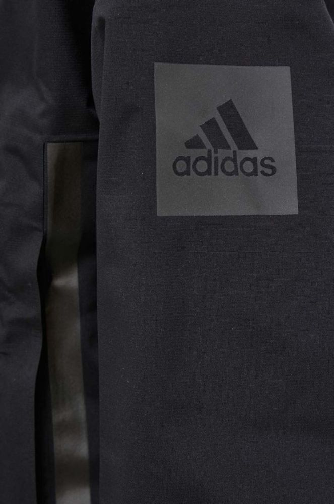 Куртка adidas жіноча колір чорний перехідна (3678729) фото 7