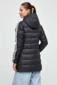 Пухова куртка adidas жіноча колір чорний перехідна (3571306)