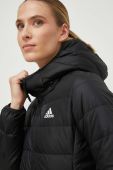 Пухова куртка adidas жіноча колір чорний перехідна (3546597)
