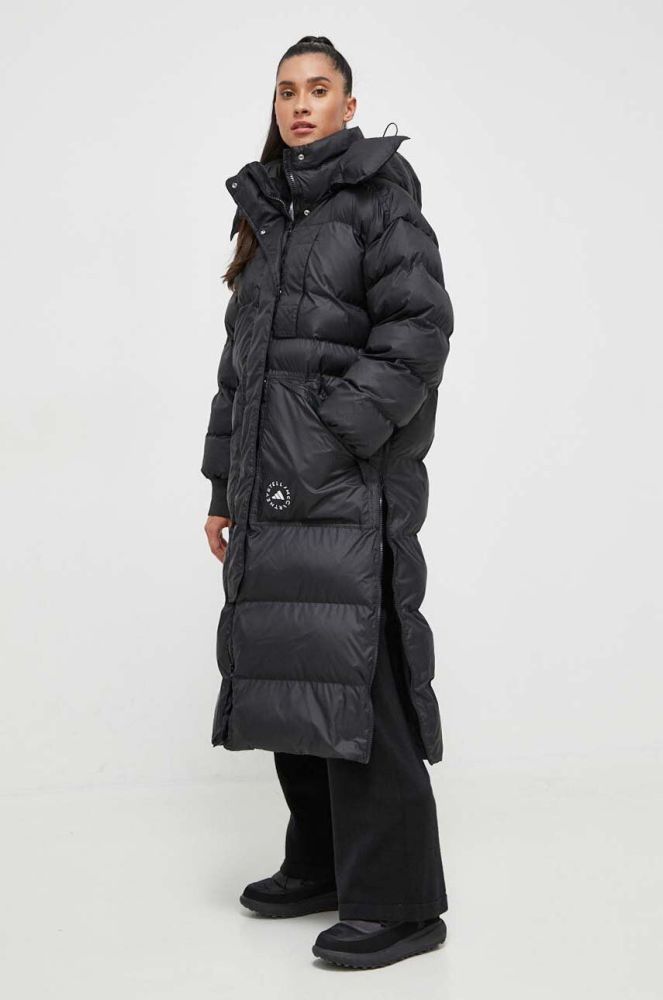 Куртка adidas by Stella McCartney жіноча колір чорний зимова (3629635)