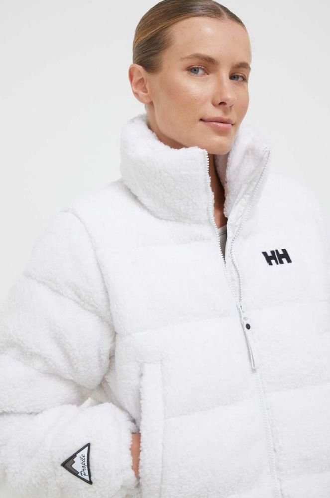 Куртка Helly Hansen жіноча колір білий зимова фото 4