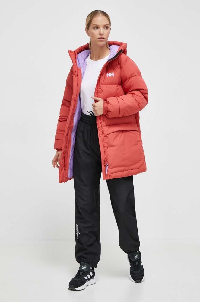 Куртка Helly Hansen жіноча колір помаранчевий зимова