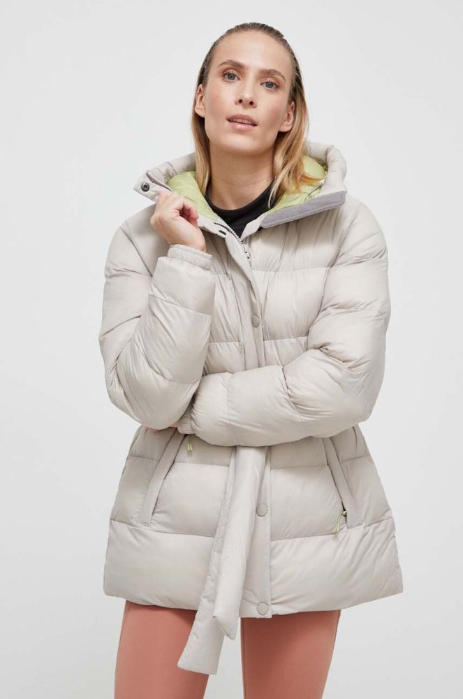 Куртка Helly Hansen жіноча колір бежевий зимова (3678737)