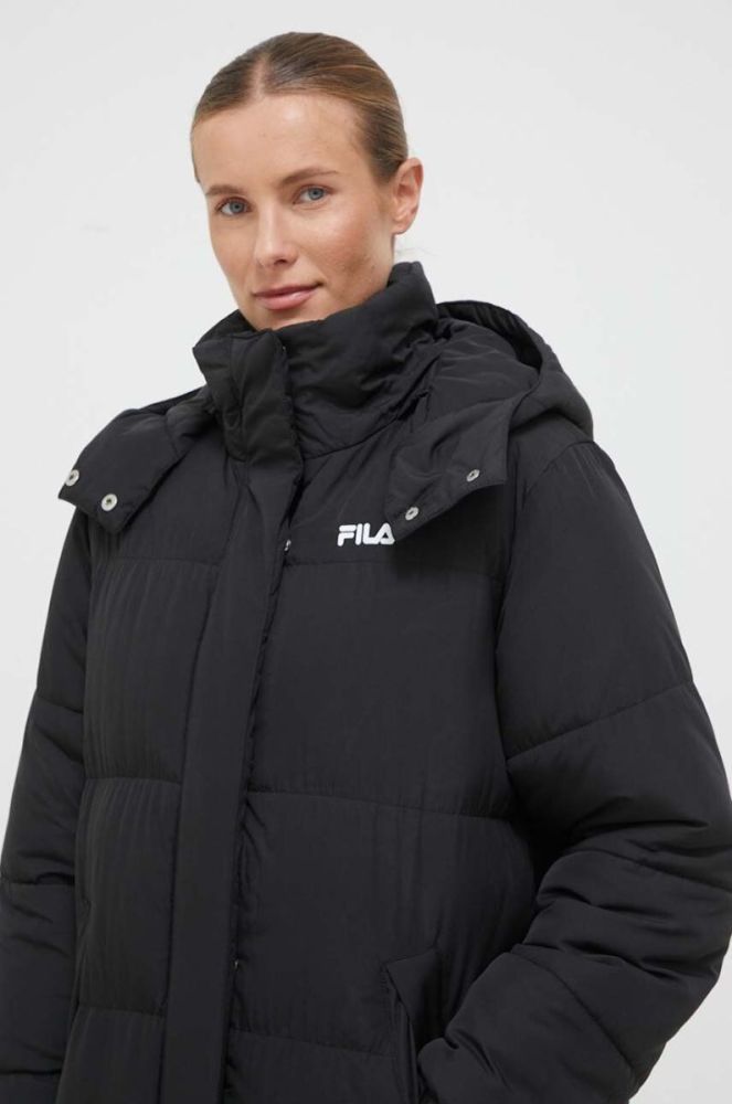 Куртка Fila жіноча колір чорний зимова (3481594) фото 4