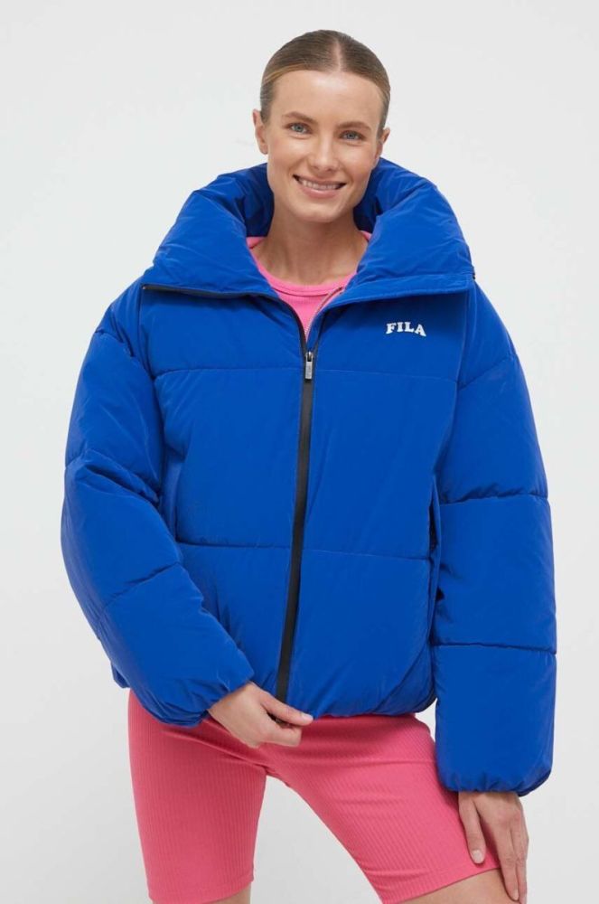 Куртка Fila жіноча зимова колір блакитний фото 4